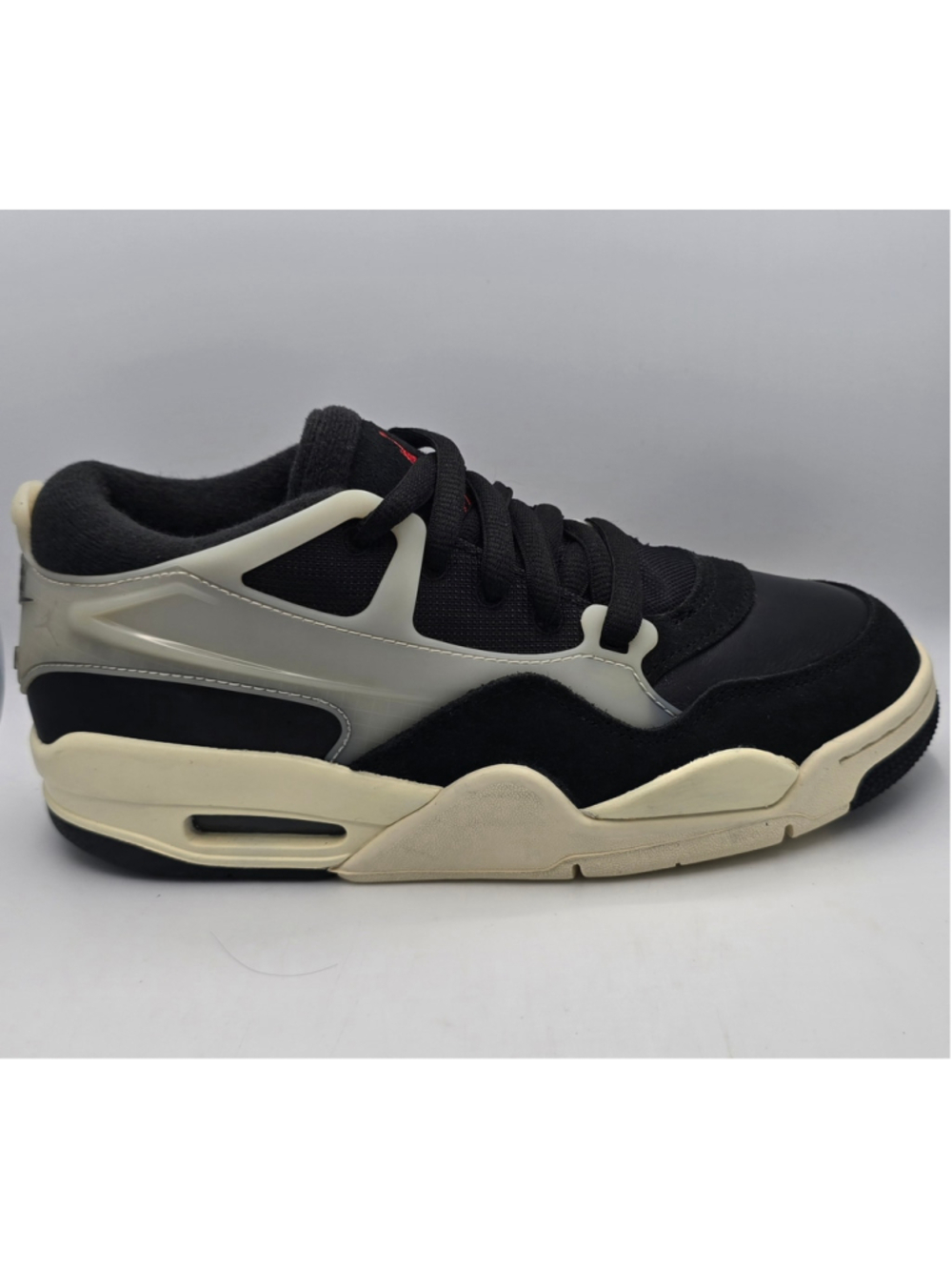 Men's Jordan Flight Club 91 Sneakers Black and Beige 5y women's 6.5